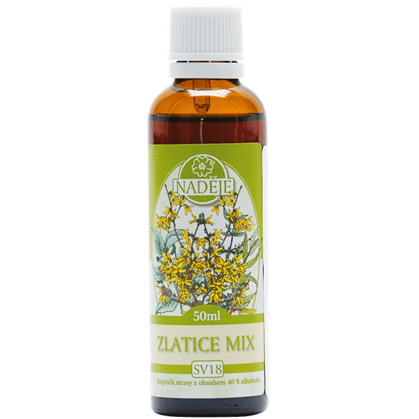 Naděje Zlatice mix tinktura z bylin 50 ml